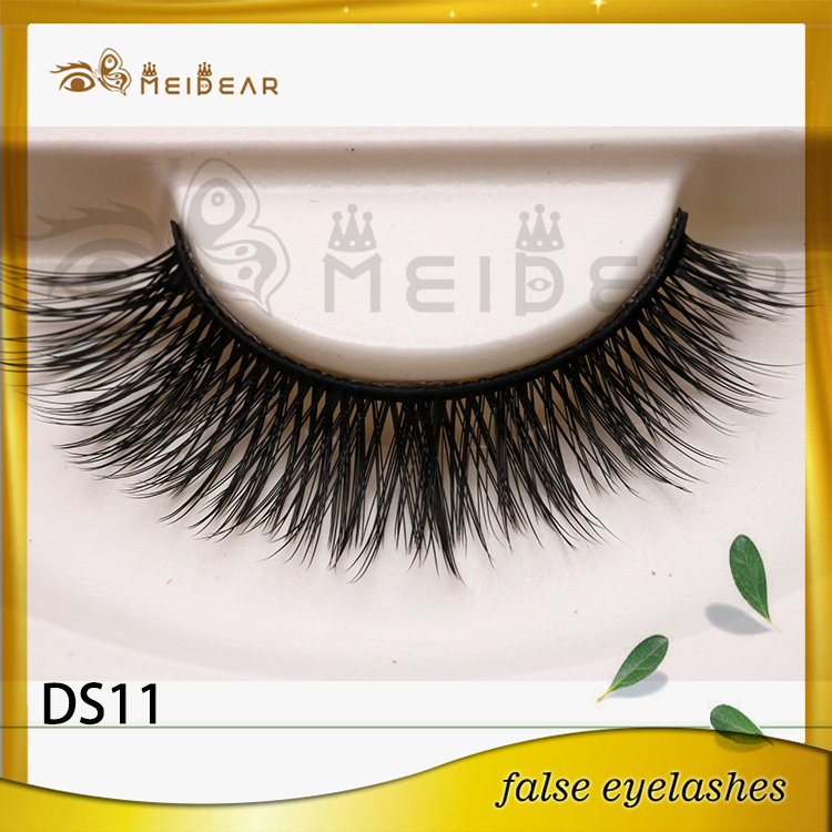 Siberian 3D silk  lashes with custom package 